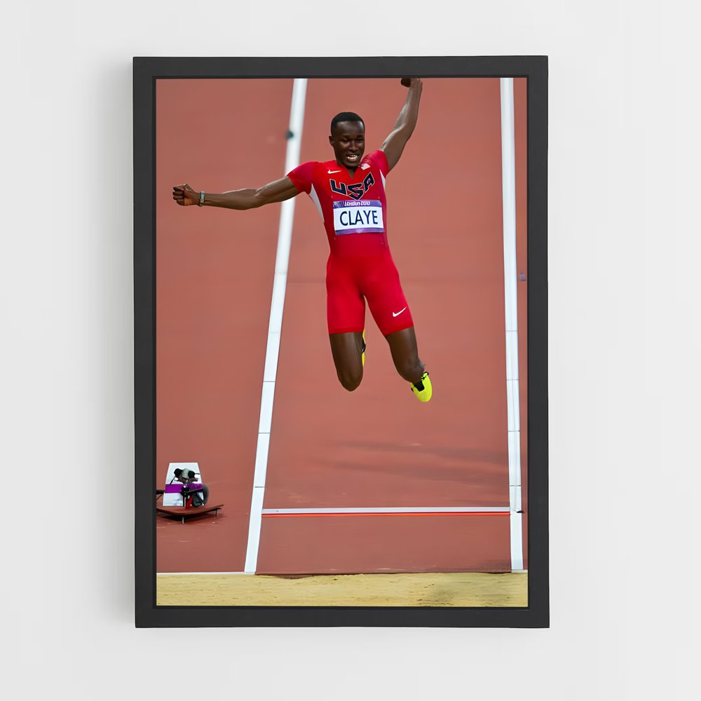 Poster Will claye – affiche Athlétisme (vue 2)